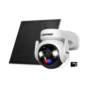 Solar Powered 4K AI Guard Ultra-Charge PTZ Wireless Security Camera, 64GB with AOV