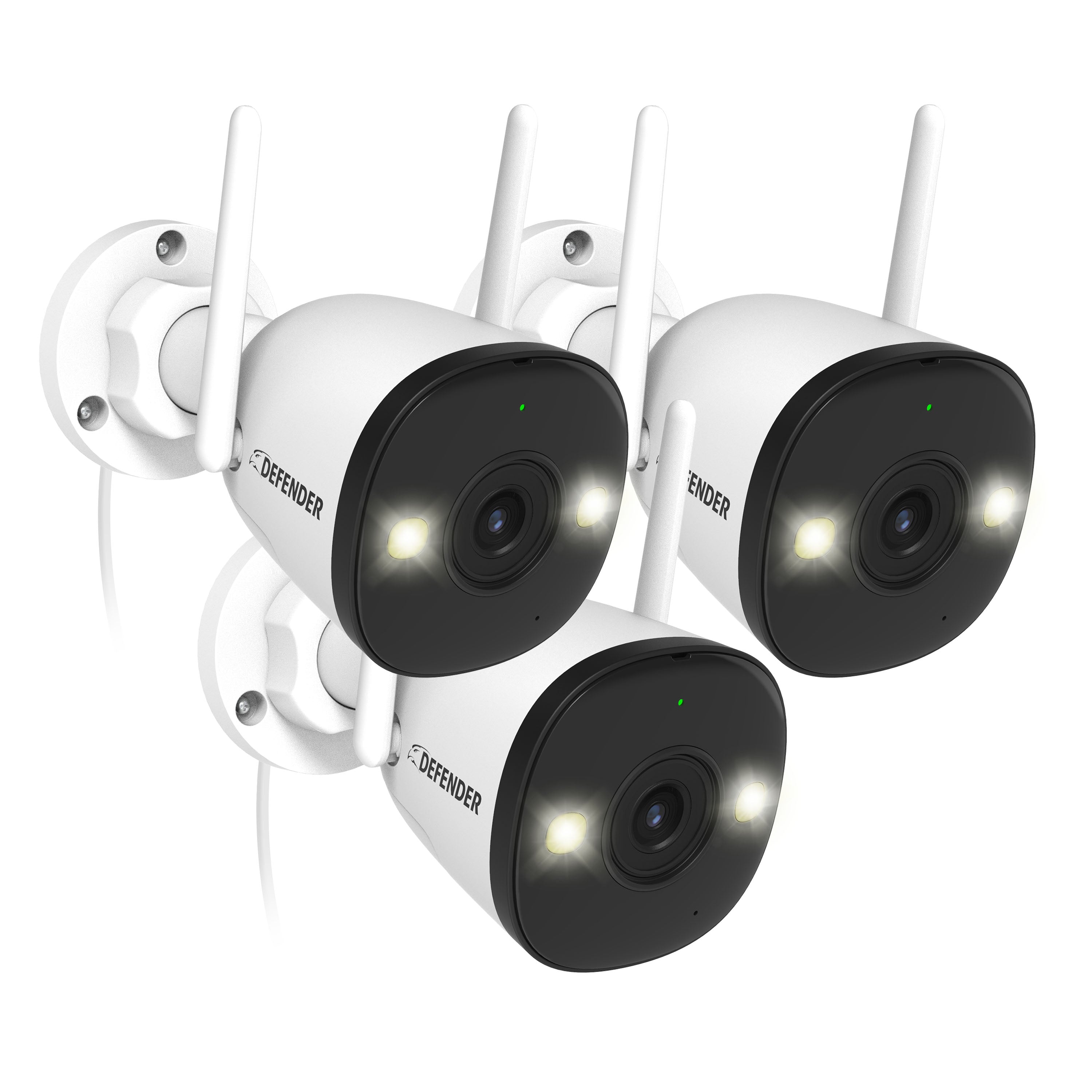 AI POWERED 4K Guard Pro Wi Fi 6 Plug in Security Camera 3 Pack Ai powered 4k guard pro wi fi 6 plug in security camera 3 pack