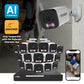 AI POWERED Sentinel 4K Wired 16 Channel PoE NVR  Security System, 16 Metal Cameras, 12TB HDD