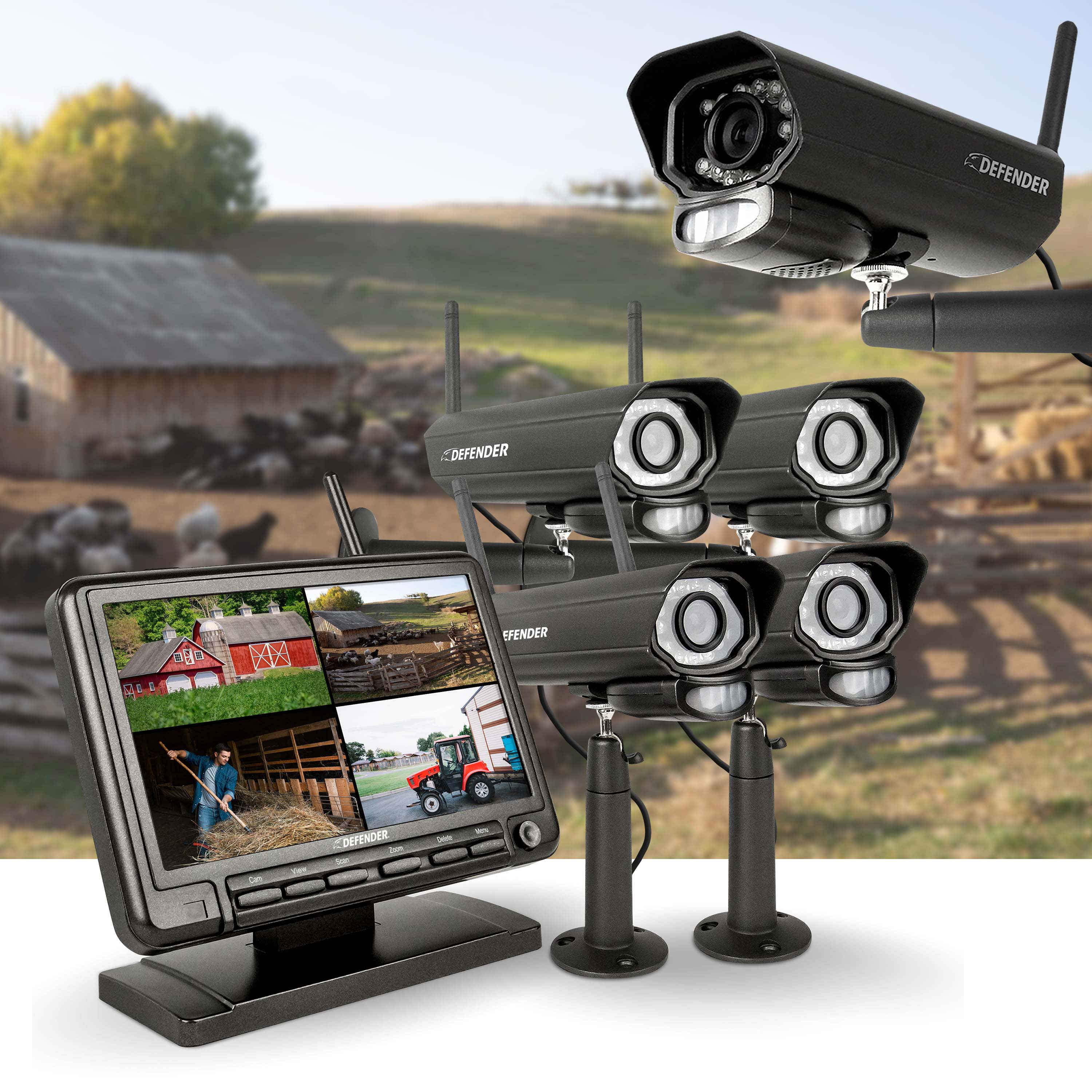 PhoenixM2 Plug-In Power Security System with Metal Cameras