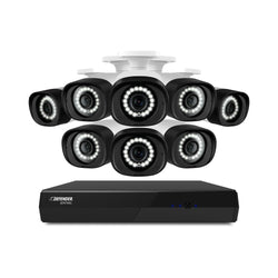 Sentinel 4K Ultra HD Wired 8 Channel PoE NVR Security System with 8 Cameras (Certified Open Box)