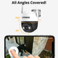 Guard Pro PTZ 2K QHD 360 Degree Wi-Fi Outdoor Plug-In Power Security Camera, 2 Pack