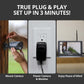 PHOENIXHD Non-WiFi Plug-in Power Security System with 10.1” HD Monitor & 2 Cameras