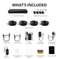 AI POWERED 4K Vision AI 4 Channel DVR Security System with 1TB HDD & 4 Vision Cameras