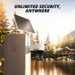 4G Solar Powered 2K+ AI Frontier PTZ Wireless Security Camera, 2 pc