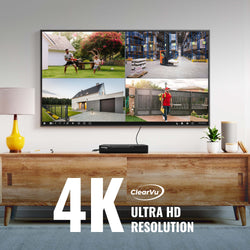 EXCLUSIVE BUNDLE: 4K Vision AI Ultra HD Wired DVR System with 4 Cameras