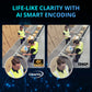 AI POWERED Sentinel 4K Ultra HD Wired 8 Channel PoE NVR  Security System, 6 Metal Cameras &  1TB HDD