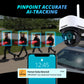 4G Solar Powered 2K+ AI Frontier PTZ Wireless Security Camera, 2 pc