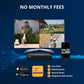 AI Powered Sentinel 4K PTZ Wired 8 Channel PoE NVR Security System, 4 Cameras, 1TB HDD