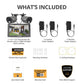 PHOENIXHD Non-WiFi Plug-in Power Security System with 10.1” HD Monitor & 2 Cameras