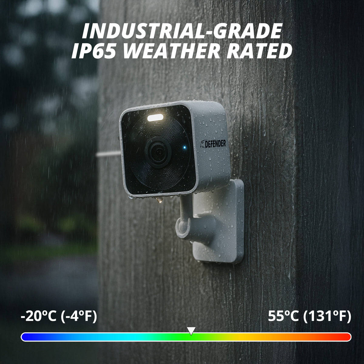 Defeder Camera Defender GO 2K AI POWERED WiFi Indoor/Outdoor Home, Business, Pet, Bab