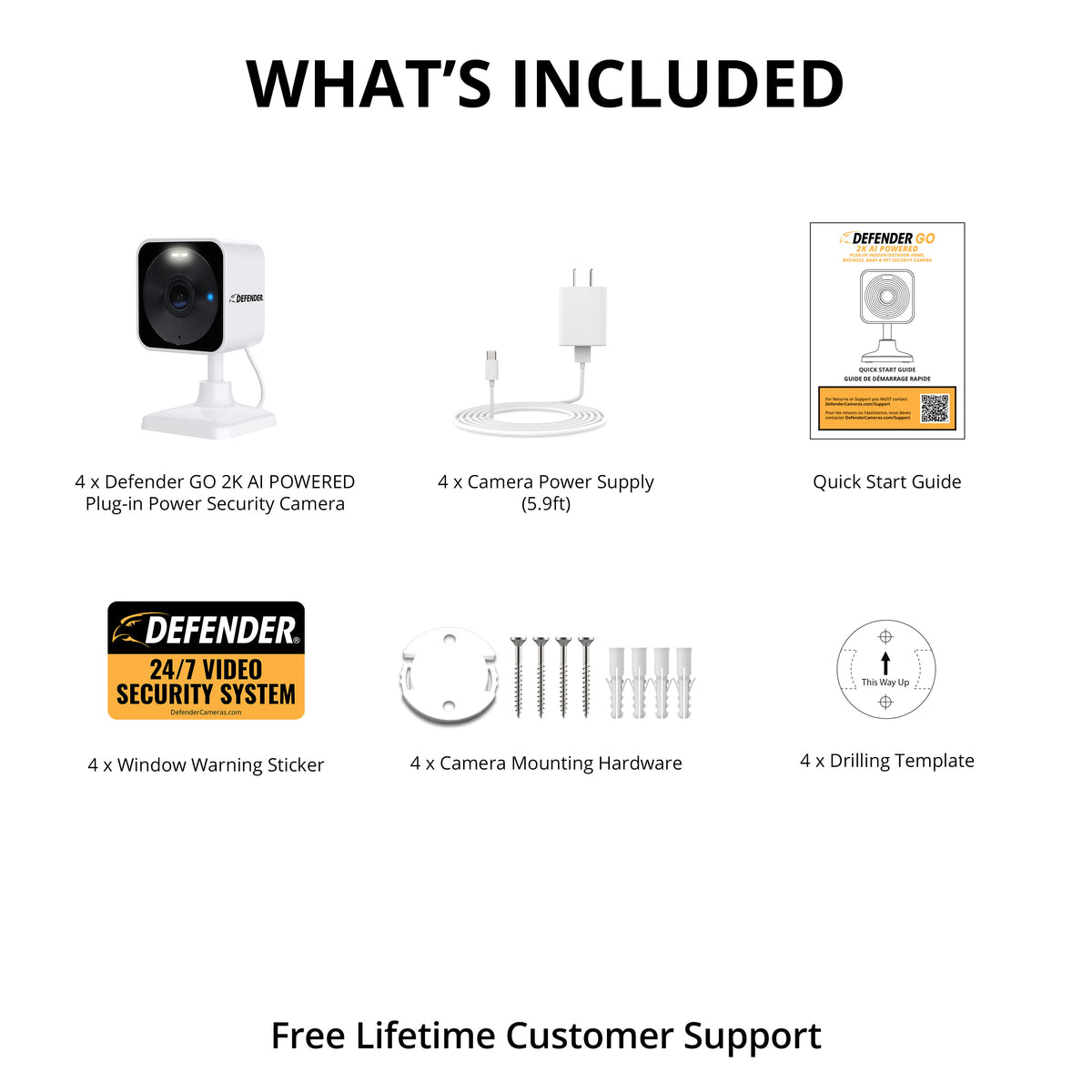 AlfredCamera AlfredCam Plus 2.5K Wi-Fi Smart Home Security AlfredCamera AlfredCam Plus 2.5K Wi-Fi Smart Home Security