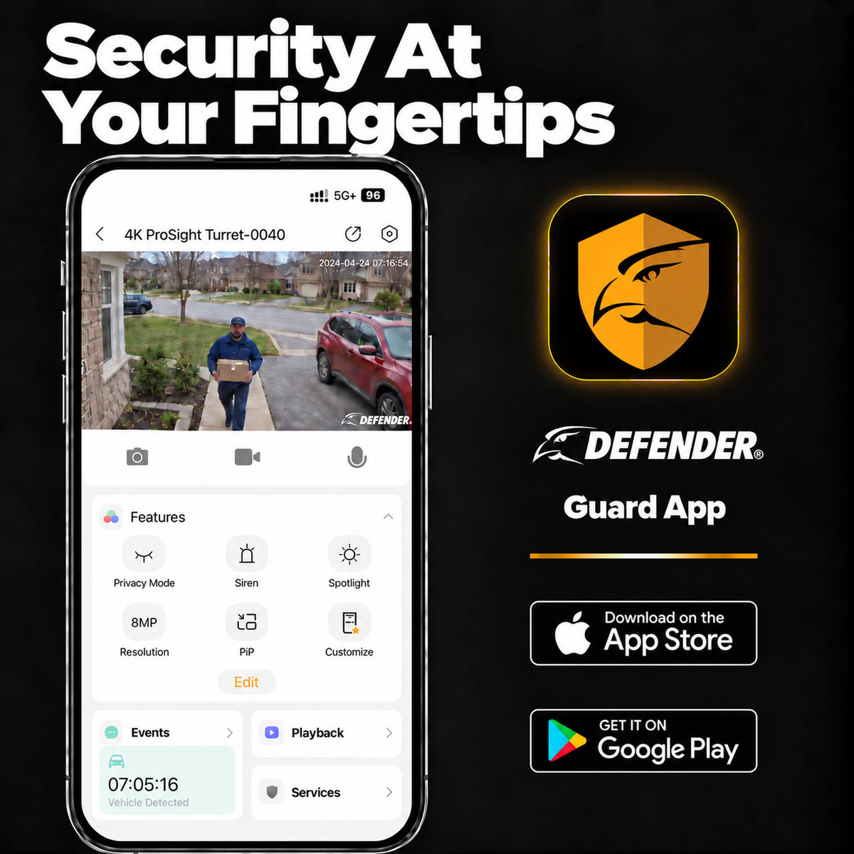 Defender ProSight - Security at Your Fingertips