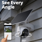 Solar Powered 4K AI Guard Ultra-Charge PTZ Wireless Security Camera with AOV, 2 Pack