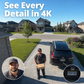 Solar Powered 4K AI Guard Ultra-Charge PTZ Wireless Security Camera with AOV, 2 Pack