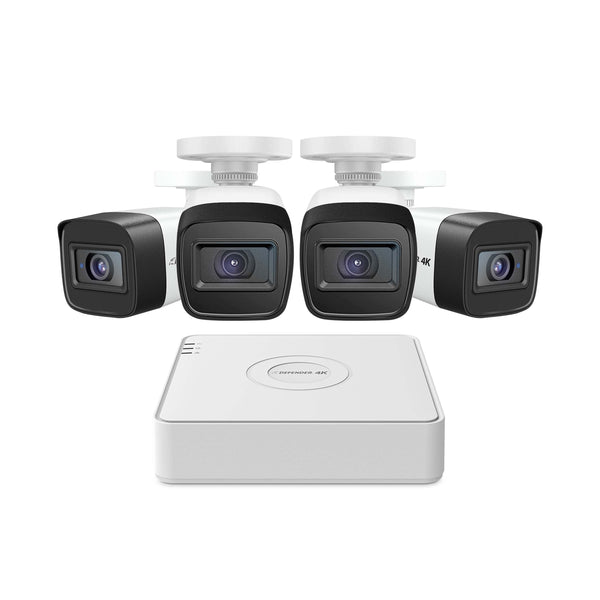 4K Ultra HD Wired 4 Channel Security System with 4 Cameras (Certified Open Box)