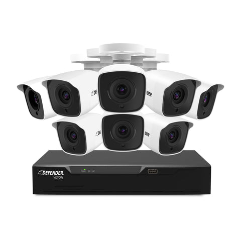 4K Vision Ultra HD Wired 8 Channel DVR Security System with 8 Cameras