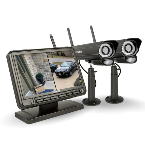 PhoenixM2 Non-WiFi. Plug-In Power Security System with 2 Cameras {Certified Open Box}