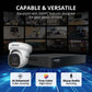 AI POWERED Sentinel Pro Turret 4K Wired 16CH NVR PoE Security System, 16 Metal Cameras & 12TB HDD