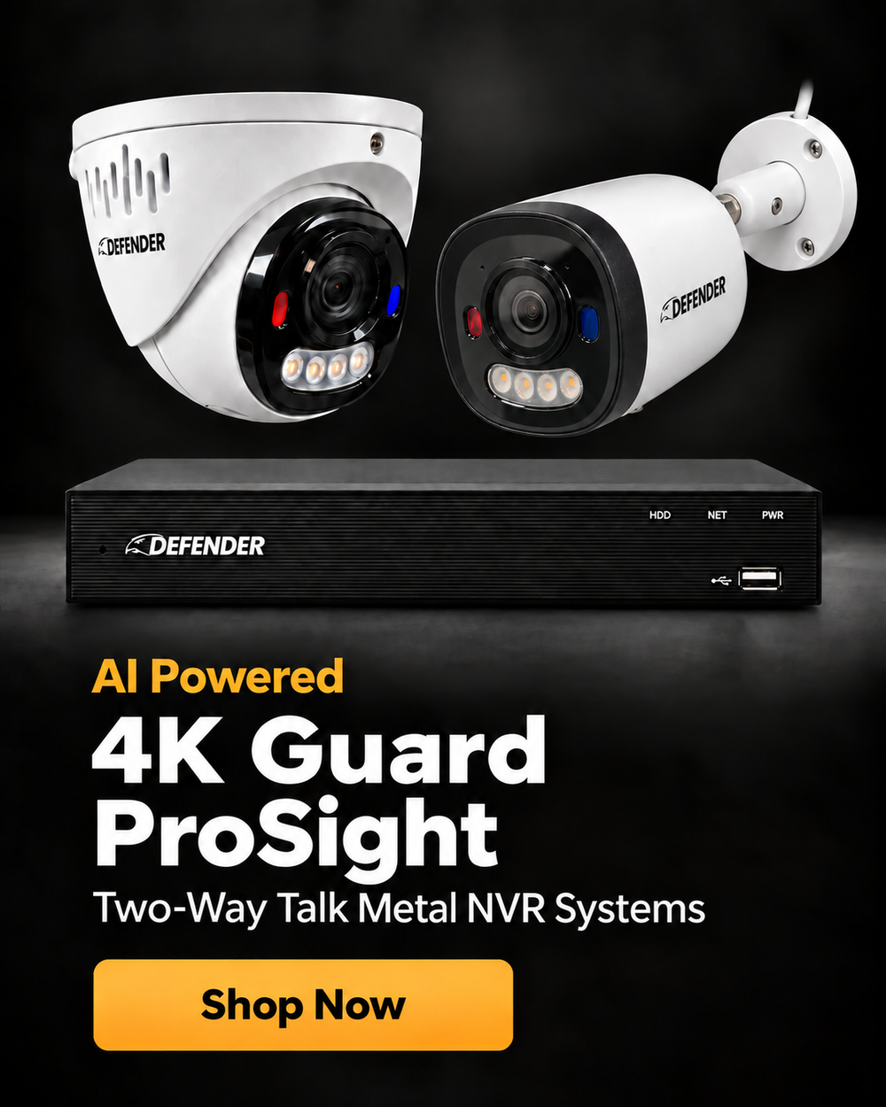 4K Guard ProSight Bullet and Turret NVR Systems