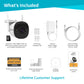 Guard Pro 2K WiFi. Plug-In Power Security Camera (Certified Open Box)