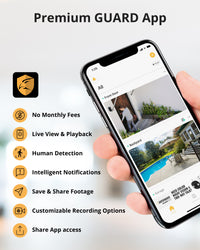 Guard Pro 2K WiFi. Plug-In Power Security Cameras, 2 Pack