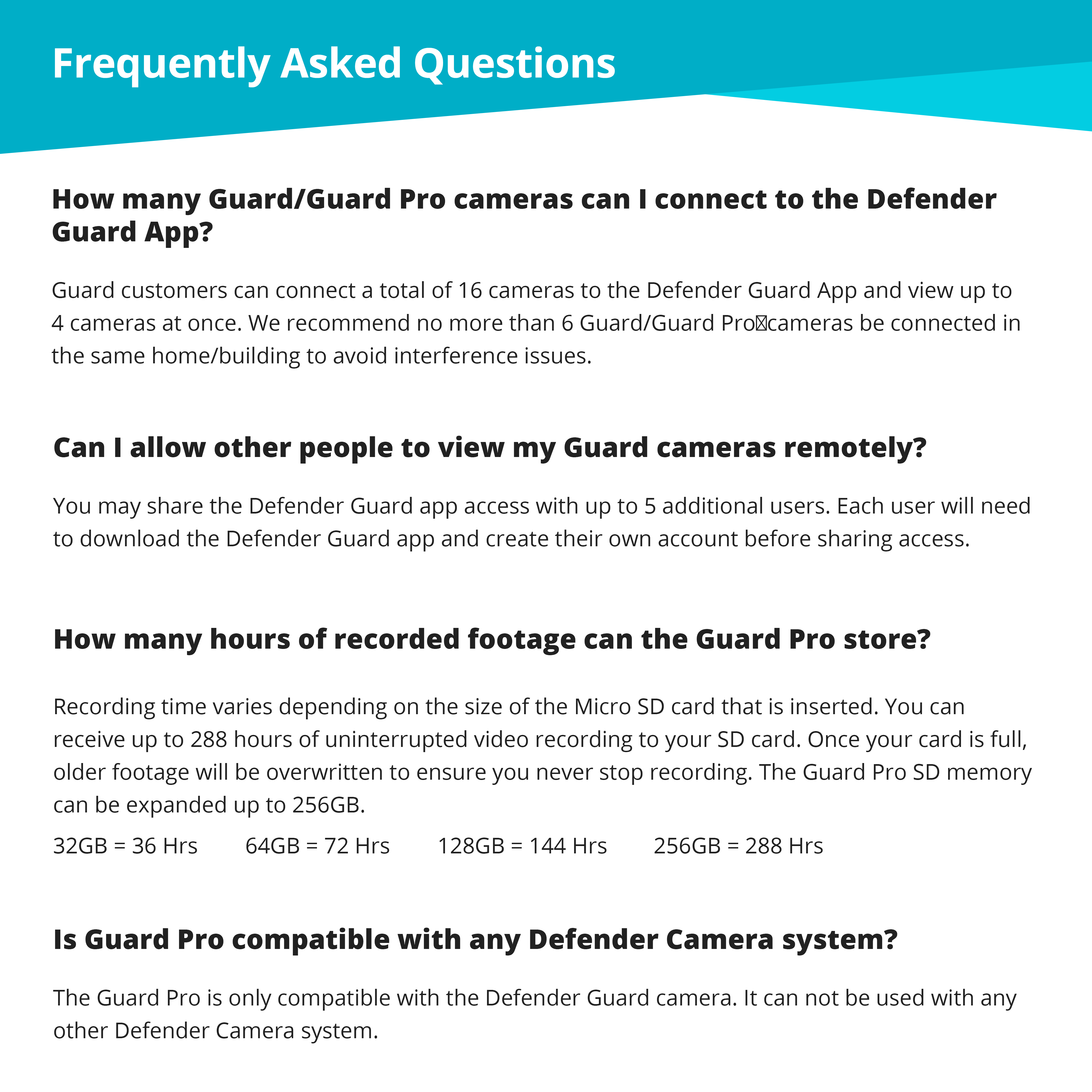 Guard Pro 2K WiFi. Plug-In Power Security Camera