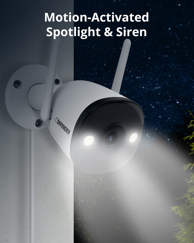 motion activated spotlight security camera