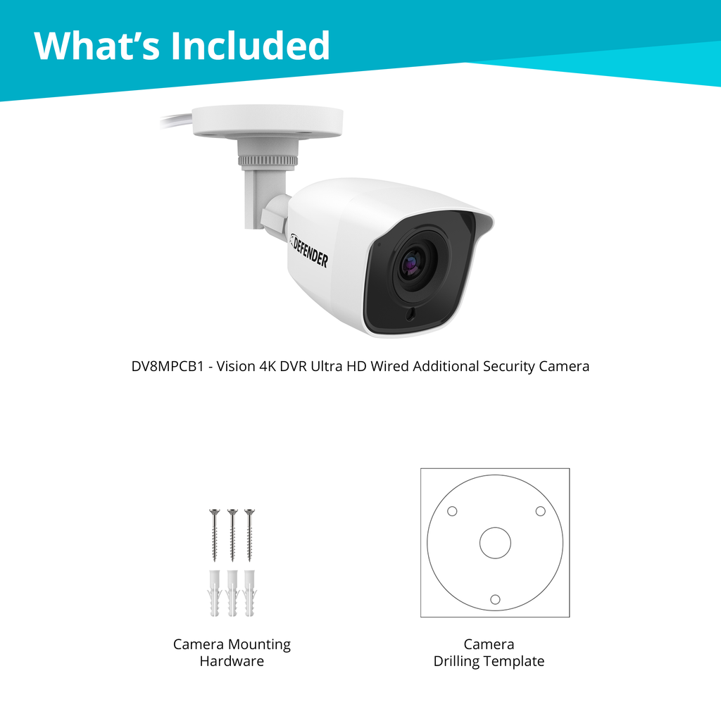 Defender wired security deals camera