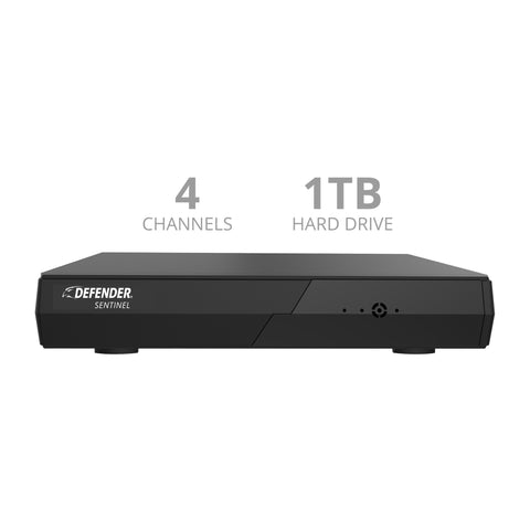 Sentinel 4K 4 Channel NVR with 1TB HDD