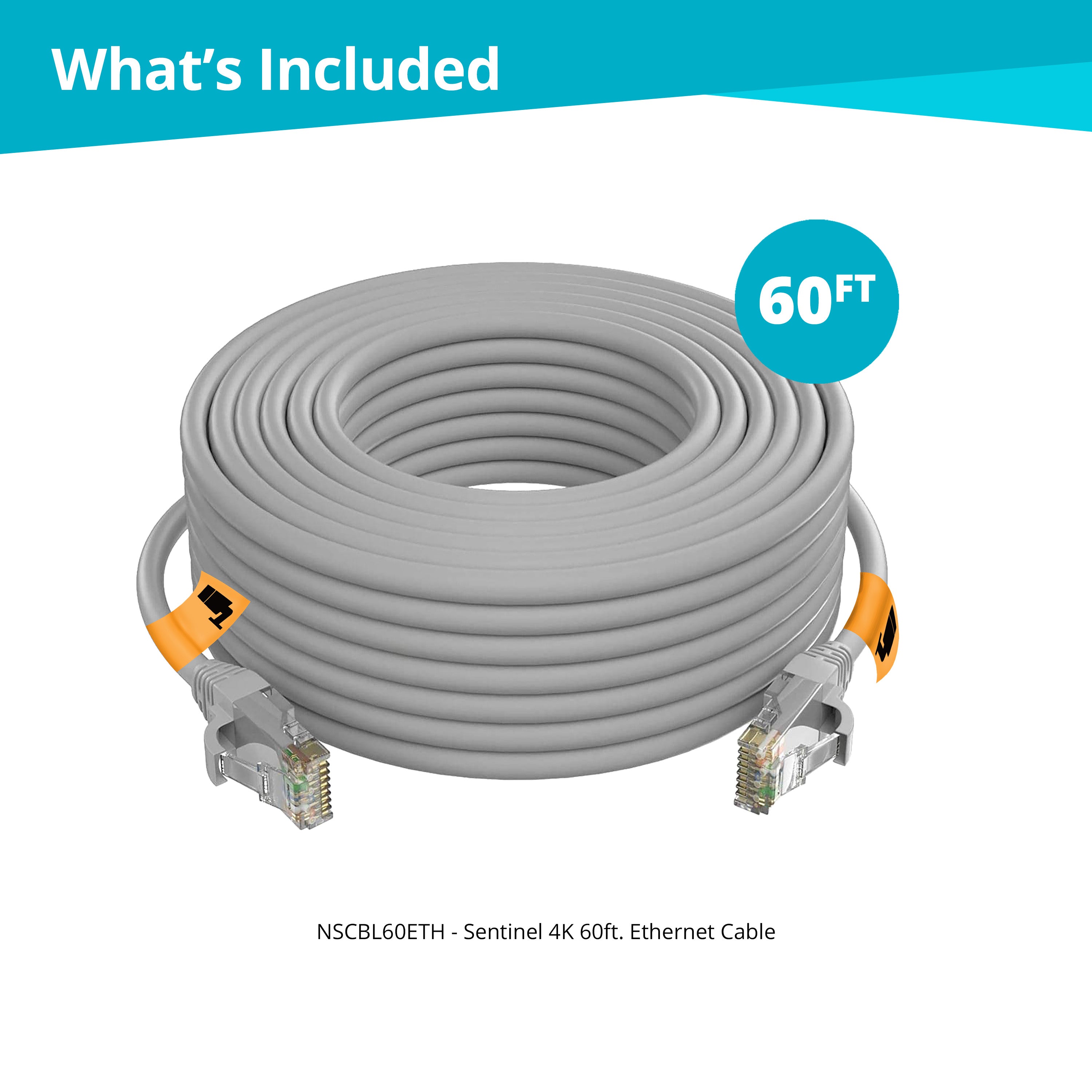 Sentinel 4K 60ft. Ethernet Cable2