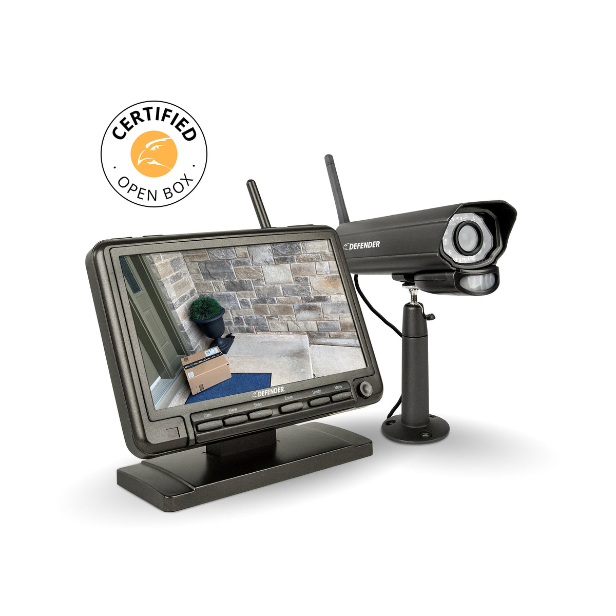 Defender phoenixm2 digital wireless 7 inch monitor shop dvr security system night vision
