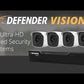 4K Vision Ultra HD Wired DVR System with 16 Cameras
